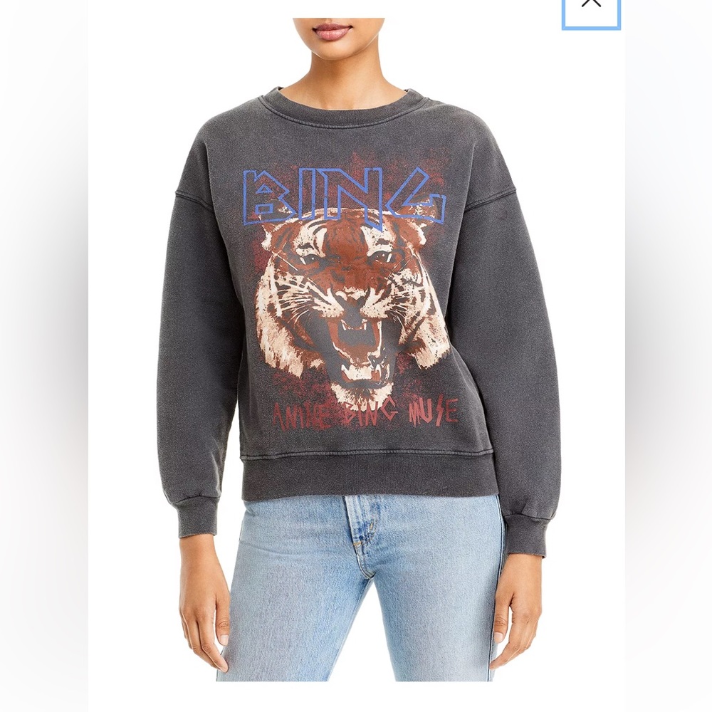 Anine Bing Graphic Sweatshirt Size Small